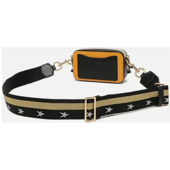 MARC JACOBS The Americana Snapshot Crossbody Bag Sunflower Multi Star Strap NWT - Picture 5 of 6